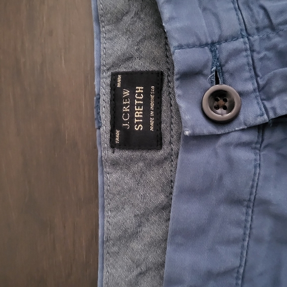Jcrew J. Crew Cotton 10" stretch shorts blue 40 waist - Picture 4 of 4